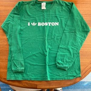 Adidas I love boston shirt